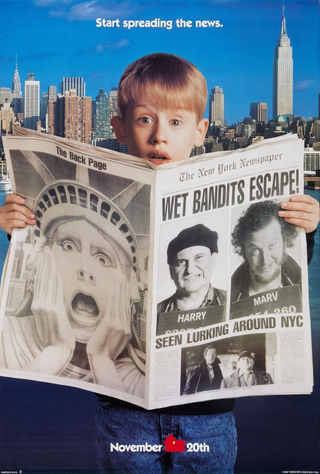 An early poster for Home Alone 2: Lost In New York